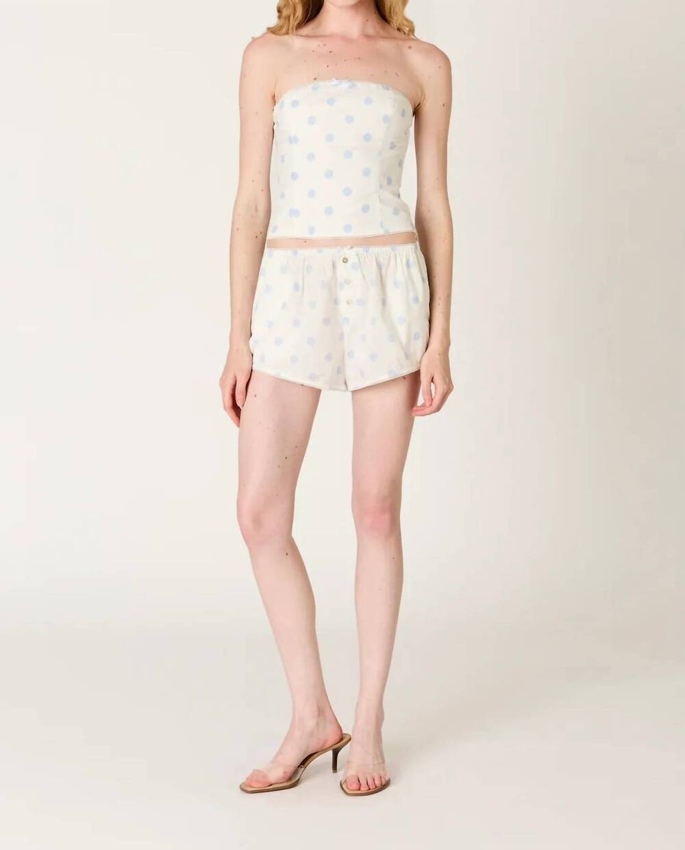 NEW NIA esperanza tube top in sky